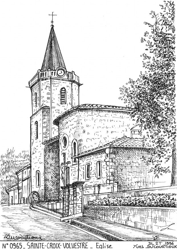 N 09065 - STE CROIX VOLVESTRE - église